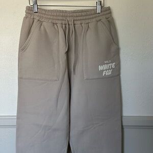 white fox sweats